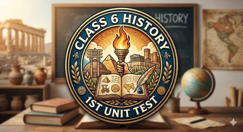 class 6 history 1st unit test 2026