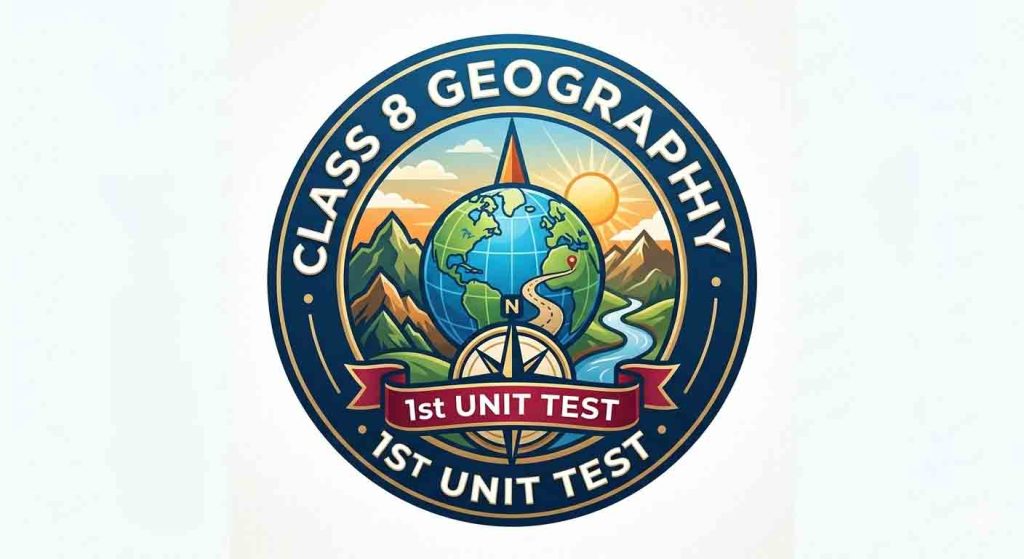 class 8 geography 1st unit test