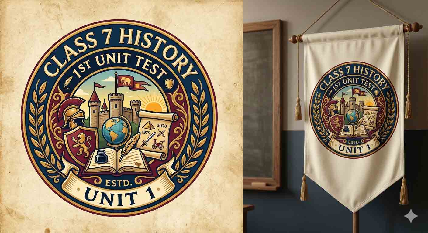 class 7 history 1st unit test