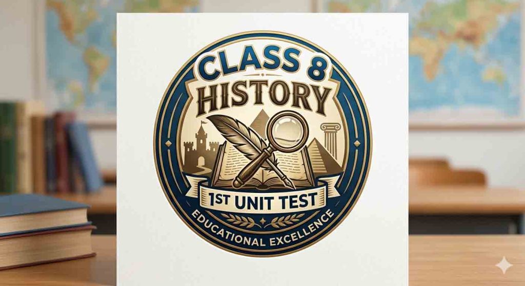 class 8 history 1st unit test